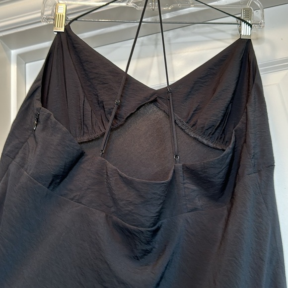 Madewell‎ Layton Midi Slip Dress in black size 12 - Picture 7 of 10